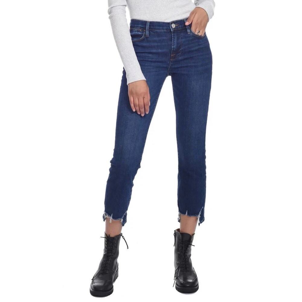 FRAME Le High Straight Jeans Cropped Roswell Chew Size 28